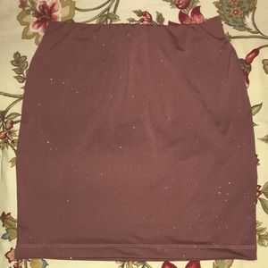 Glittery fitted skirt , Size-medium, Color-Pink brand- Windsor